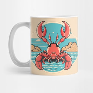 Lobster On Vacation Mug